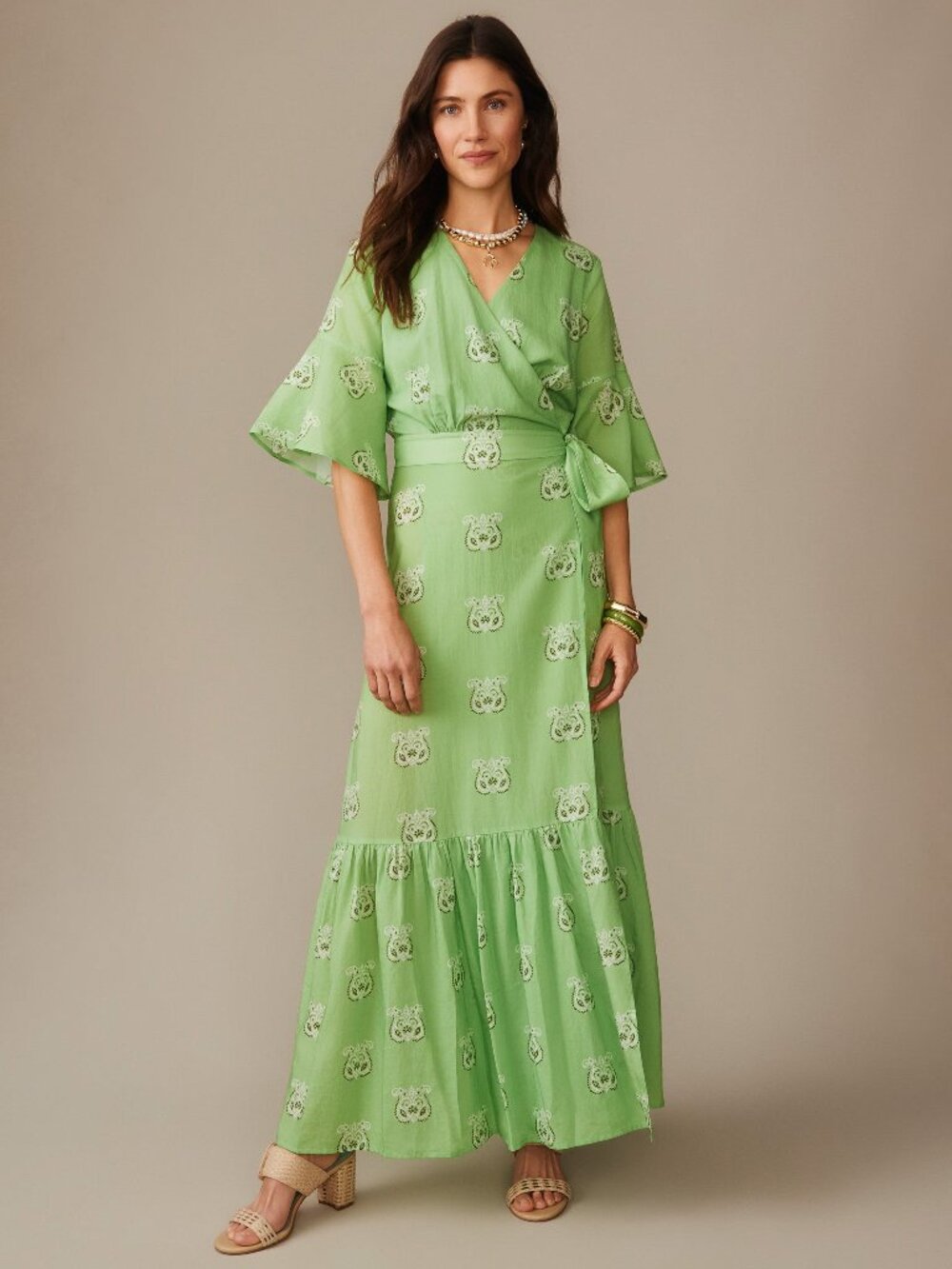 J McLaughlin Emily Wrap Dress in Siesta NEW